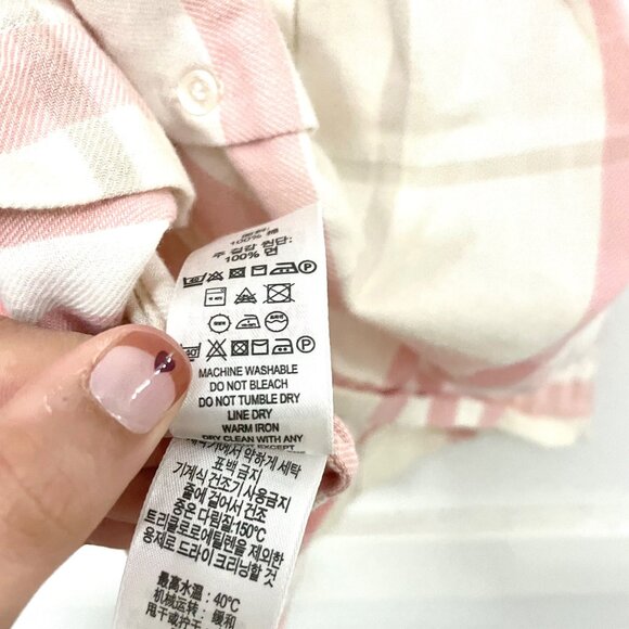 Burberry Pink Tan Tartan Infant Dress Size 18M - Picture 6 of 8